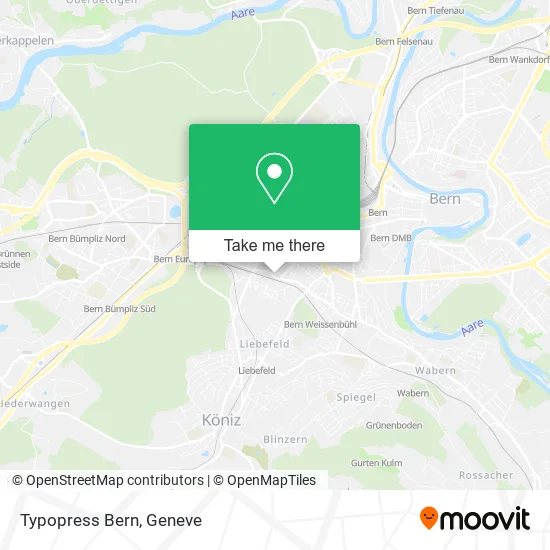 Typopress Bern map