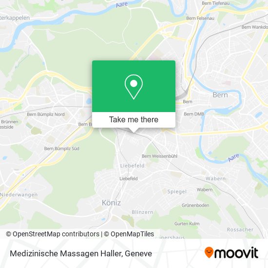Medizinische Massagen Haller map
