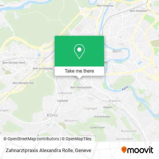 Zahnarztpraxis Alexandra Rolle map