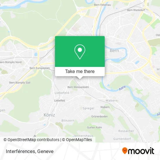 Interférences map
