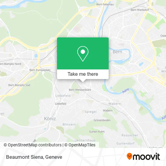 Beaumont Siena map