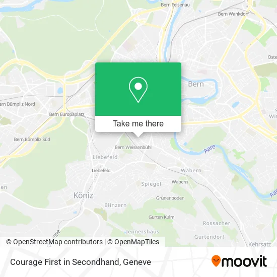 Courage First in Secondhand map