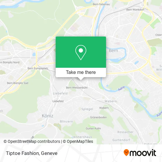 Tiptoe Fashion map