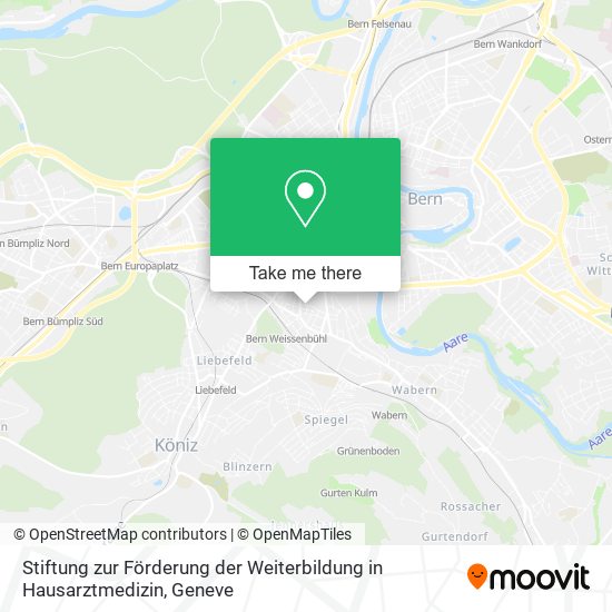 Stiftung zur Förderung der Weiterbildung in Hausarztmedizin map