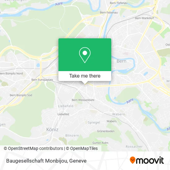 Baugesellschaft Monbijou map