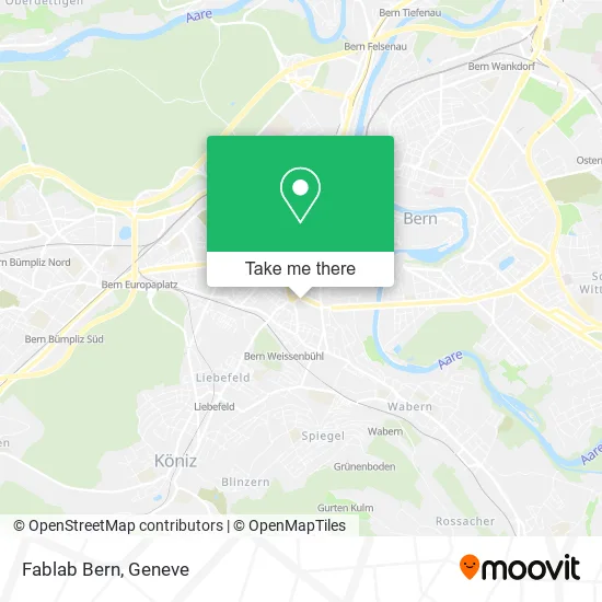 Fablab Bern map