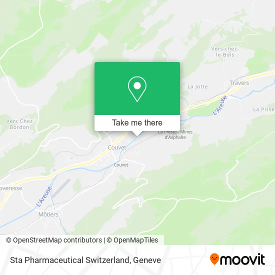 Sta Pharmaceutical Switzerland map