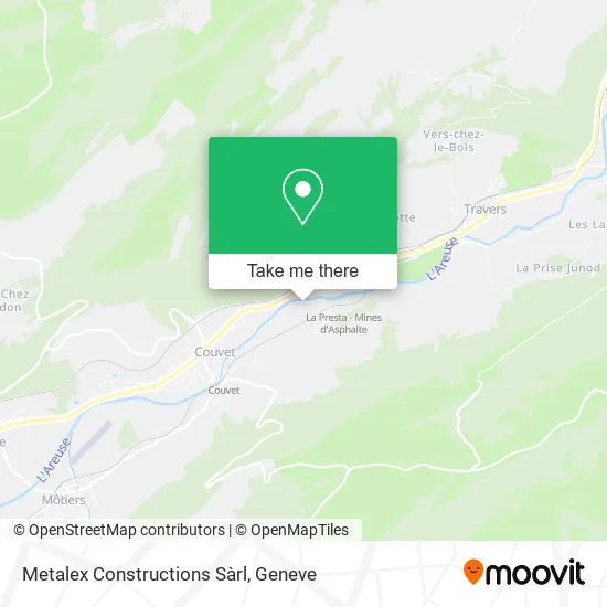 Metalex Constructions Sàrl map