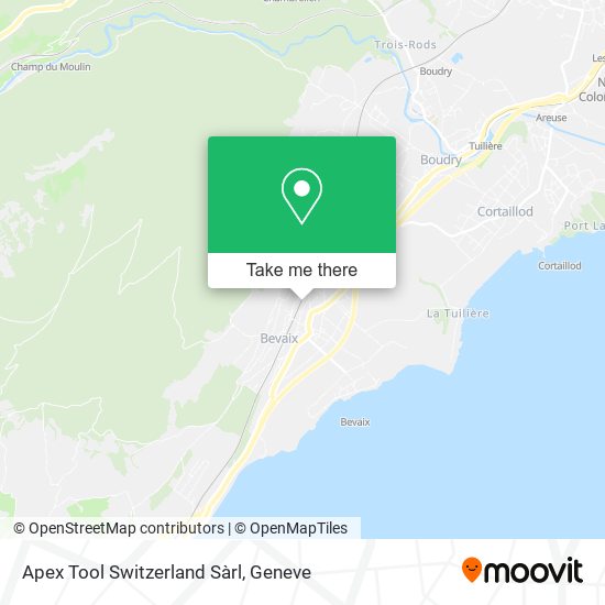 Apex Tool Switzerland Sàrl map