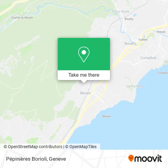 Pépinières Borioli map