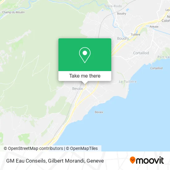 GM Eau Conseils, Gilbert Morandi map