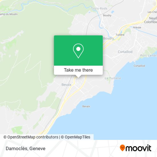 Damoclès map