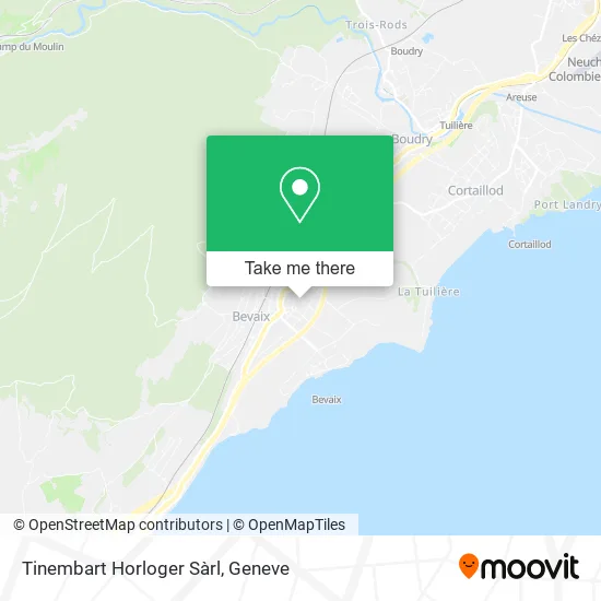 Tinembart Horloger Sàrl map