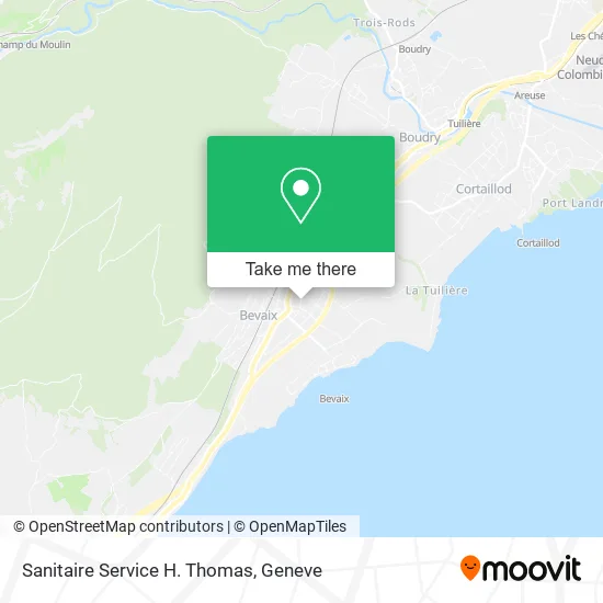 Sanitaire Service H. Thomas map
