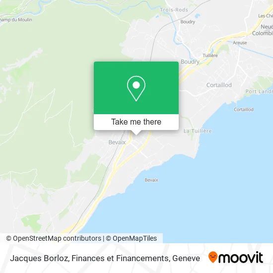 Jacques Borloz, Finances et Financements map