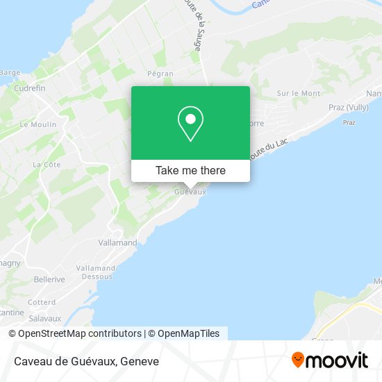 Caveau de Guévaux map