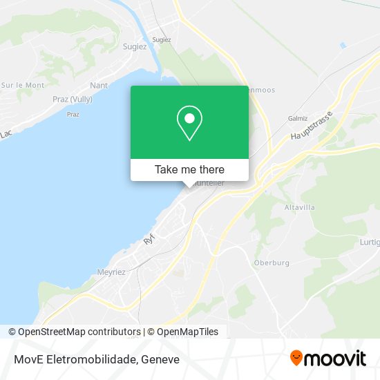 MovE Eletromobilidade map