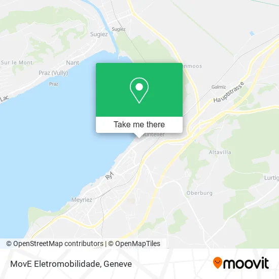 MovE Eletromobilidade map