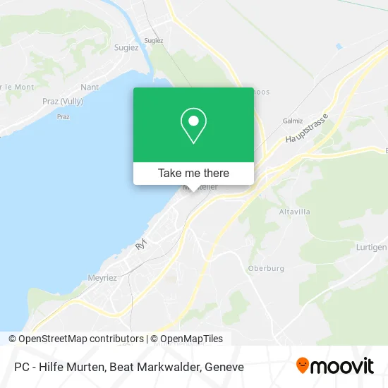 PC - Hilfe Murten, Beat Markwalder map