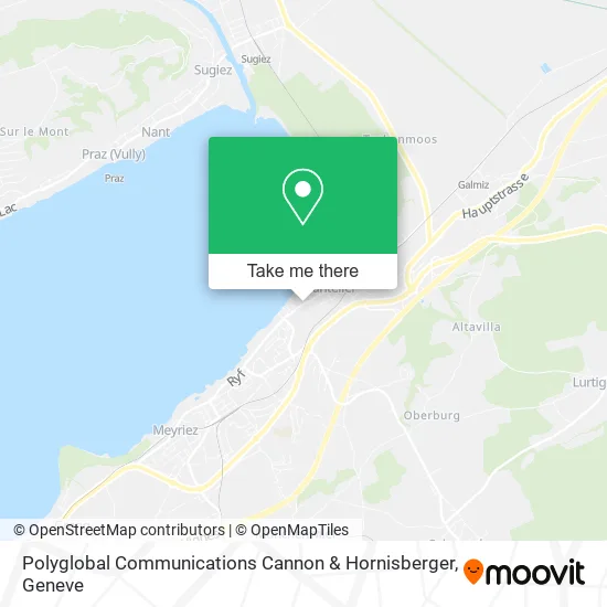Polyglobal Communications Cannon & Hornisberger map