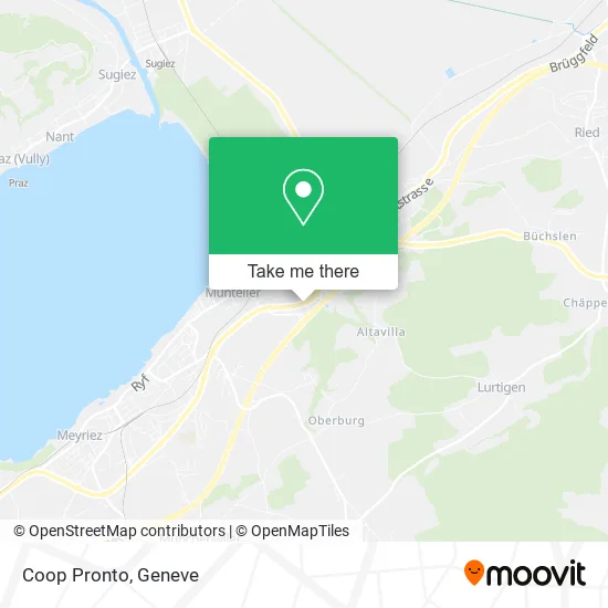 Coop Pronto map