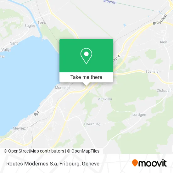Routes Modernes S.a. Fribourg map