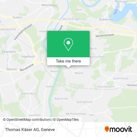 Thomas Käser AG map