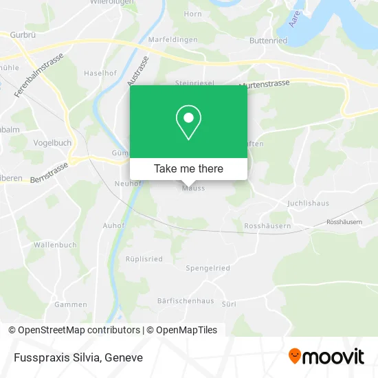 Fusspraxis Silvia map