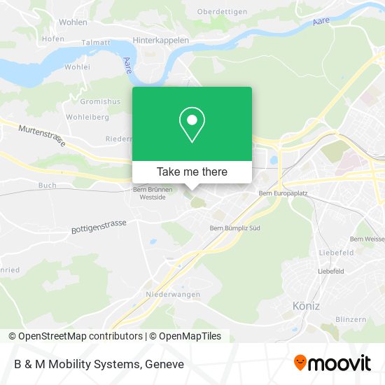 B & M Mobility Systems map