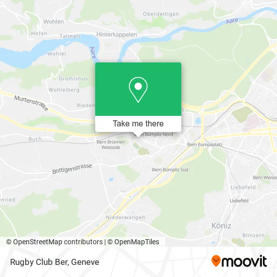 Rugby Club Ber map