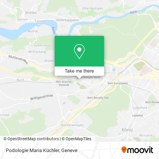 Podologie Maria Küchler map