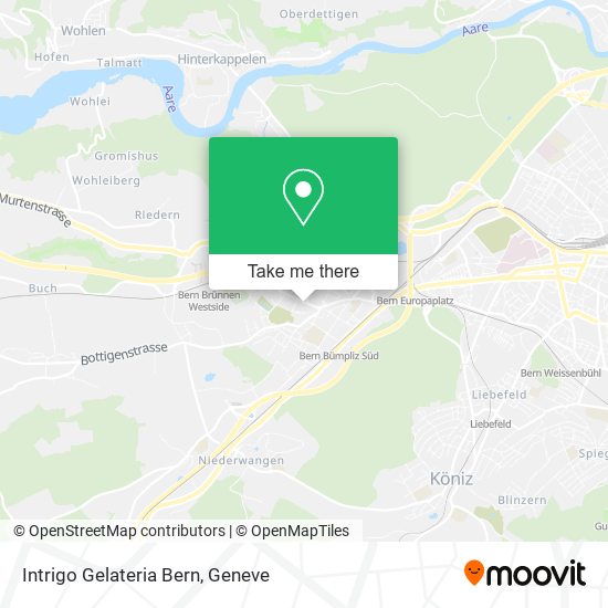 Intrigo Gelateria Bern map