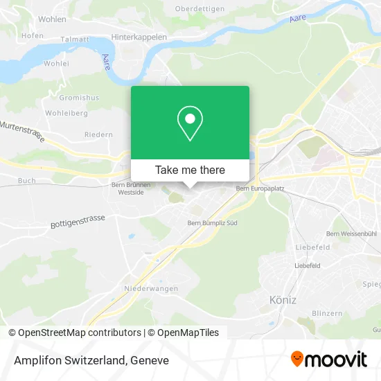 Amplifon Switzerland map