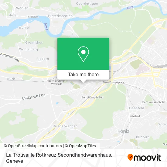 La Trouvaille Rotkreuz-Secondhandwarenhaus map