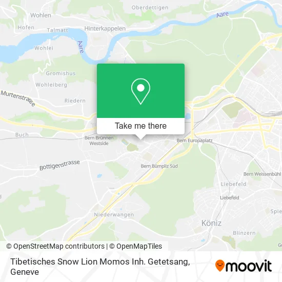 Tibetisches Snow Lion Momos Inh. Getetsang map
