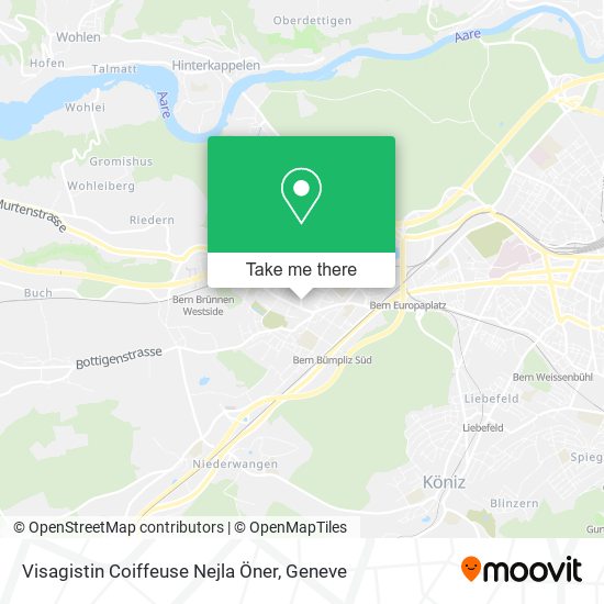 Visagistin Coiffeuse Nejla Öner map