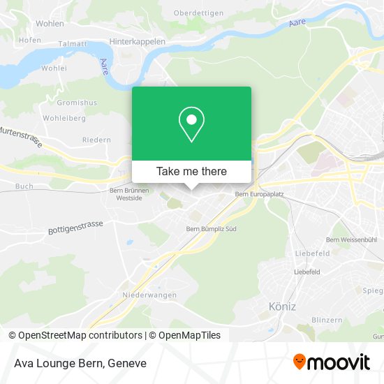 Ava Lounge Bern map