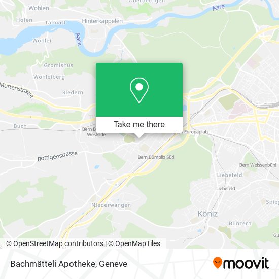 Bachmätteli Apotheke map