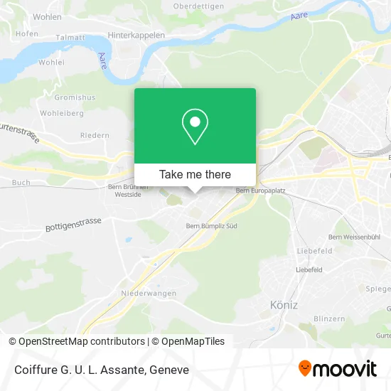 Coiffure G. U. L. Assante map