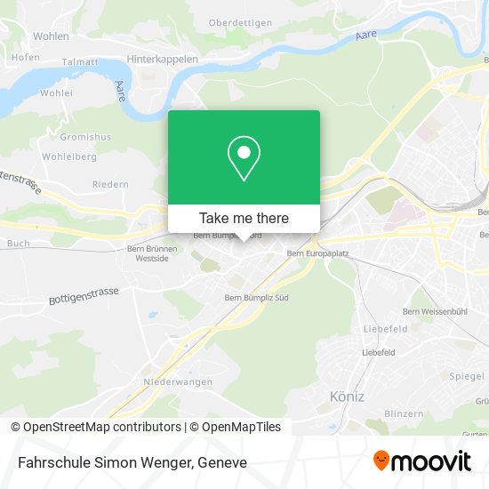 Fahrschule Simon Wenger map