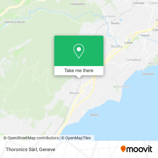 Thoronics Sàrl map