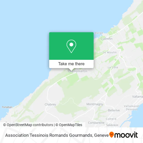 Association Tessinois Romands Gourmands map