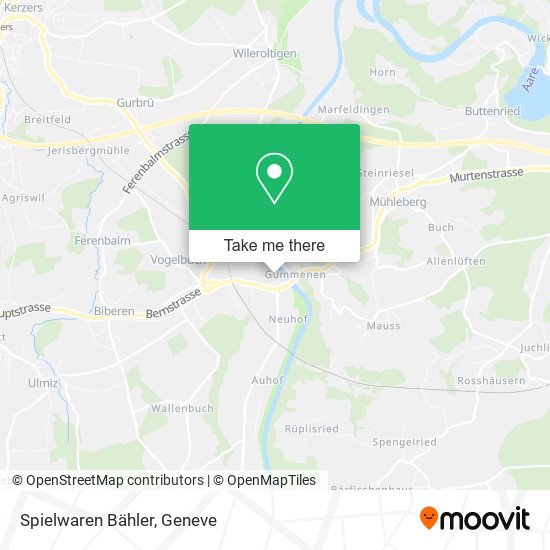Spielwaren Bähler map