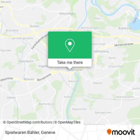 Spielwaren Bähler map