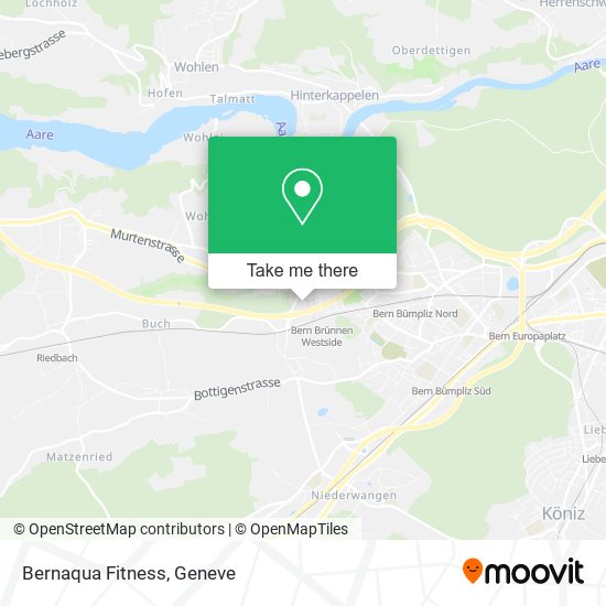 Bernaqua Fitness map