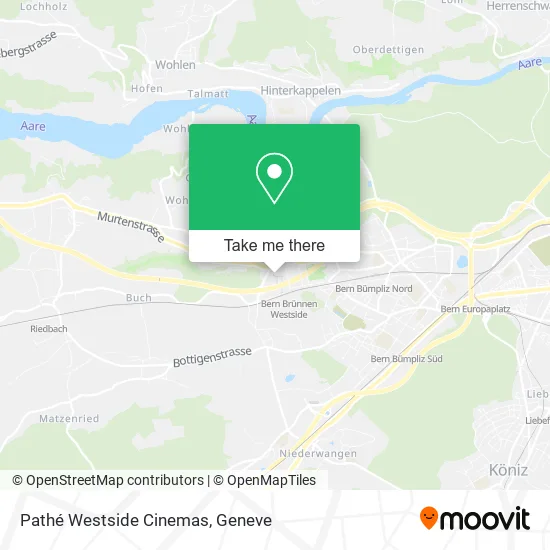 Pathé Westside Cinemas map