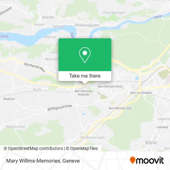 Mary Willms-Memories map