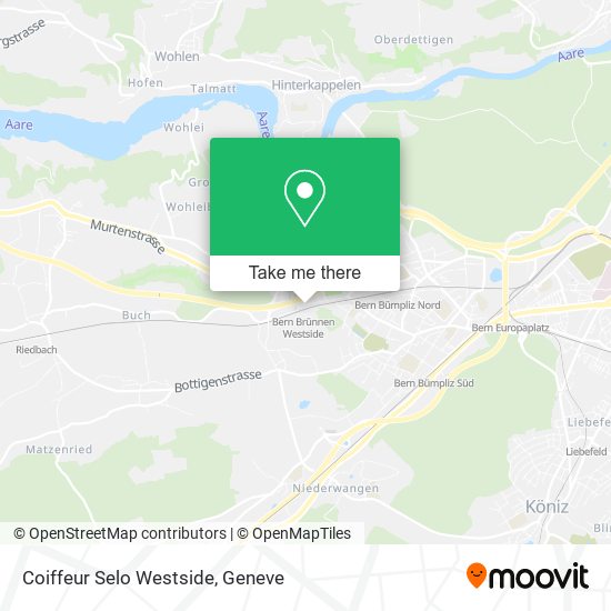 Coiffeur Selo Westside map