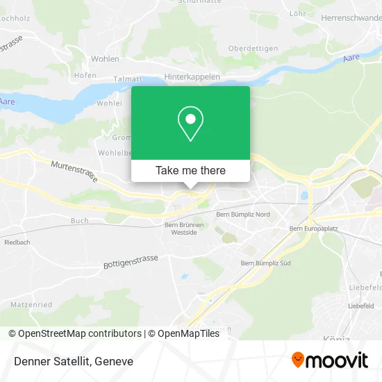 Denner Satellit map
