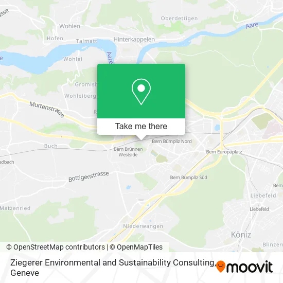 Ziegerer Environmental and Sustainability Consulting map